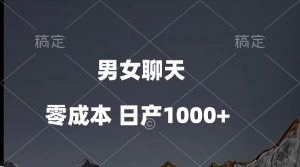 （10213期）男女聊天视频，QQ分成等多种变现方式，日入1000+-网创电课网