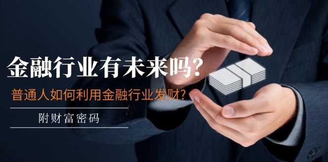 公众号付费文章：金融行业有未来吗？普通人如何利用金融行业发财?(附财富密码)-网创电课网