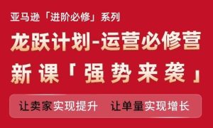 亚马逊进阶必修系列，龙跃计划-运营必修营新课，让卖家实现提升 让单量实现增长-网创电课网