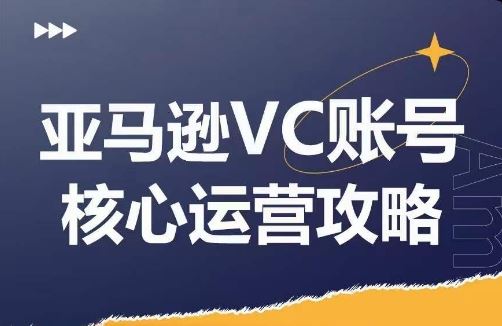 亚马逊VC账号核心玩法解析，实战经验拆解产品模块运营技巧，提升店铺GMV，有效提升运营利润-网创电课网