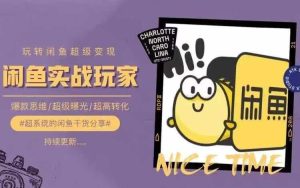 从0到1系统玩转闲鱼变现，教你核心选品思维，提升产品曝光及转化率-网创电课网