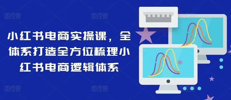 小红书电商实操课,全体系打造全方位梳理小红书电商逻辑体系-网创电课网