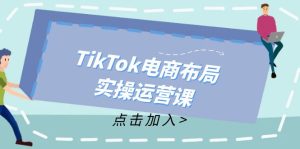 （12156期）TikTok电商布局实操运营课：从新手到精通，成为TikTok带货运营高手-网创电课网