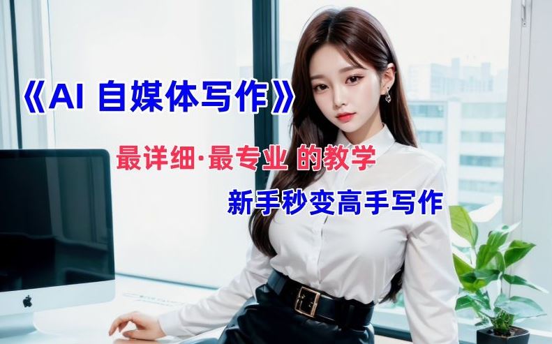 AI自媒体文章创作全网最详细教程，新手秒变写作高手，多方位发展-网创电课网