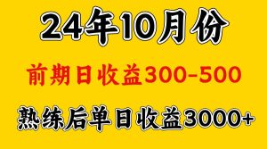 高手是怎么赚钱的.前期日收益500+熟练后日收益3000左右-网创电课网
