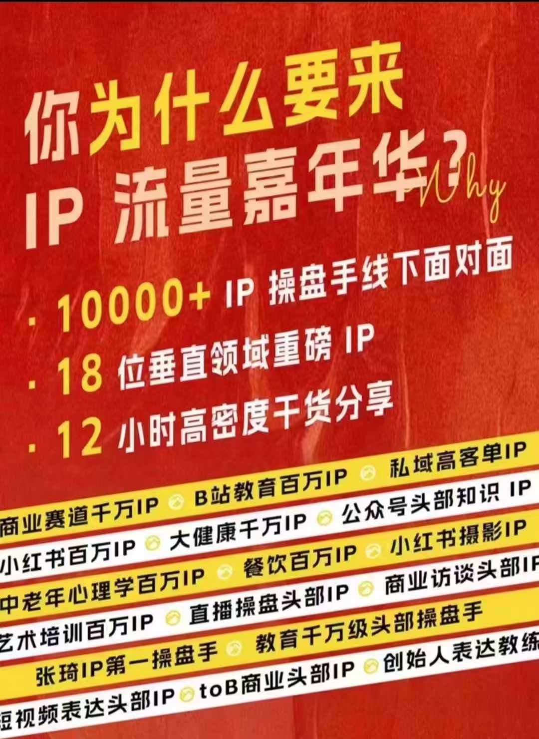 群响IP流量嘉年华,现场视频+IP江湖2024典藏版PPT-网创电课网