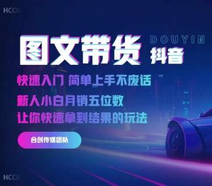 2024抖音图文带货，快速入门，简单上手，不废话，新人小白月销五位数-网创电课网