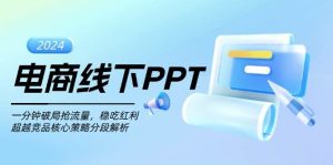 电商线下PPT：一分钟破局抢流量，稳吃红利，超越竞品核心策略分段解析-网创电课网