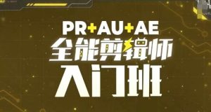 PR+AU+AE全能剪辑师入门班，剪辑入门必学课程-网创电课网