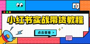 小红书实战带货教程：从开店到选品、笔记制作、发货、售后等全方位指导-网创电课网