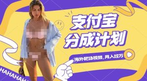 利用海外靶场射击视频，挣支付宝分成收益，轻松月入过W-网创电课网