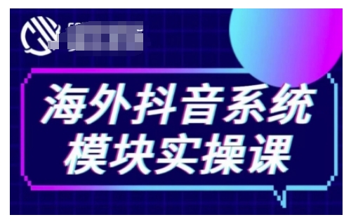 海外抖音Tiktok系统模块实操课,TK短视频带货,TK直播带货,TK小店端实操等-网创电课网