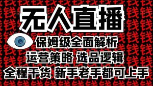 2025无人直播这么做就对了,保姆级全面解析,全程干货,新手老手都可上手-网创电课网