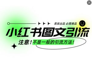 小红书图文引流创业粉，最稳引流方法，日引300+可批量操作-网创电课网