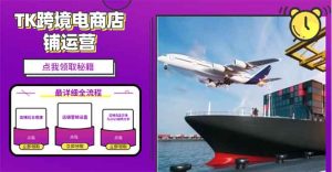 2025TK跨境电商选品趋势0到1店铺搭建最全实操讲解，轻松在家把货卖出国-网创电课网