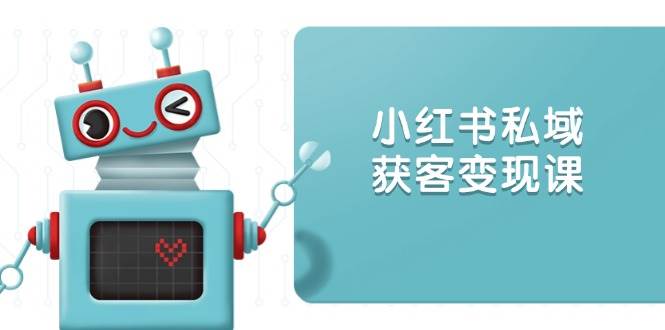 小红书私域获客变现：账号设置/内容创作/规则解读/投放策略/获客技巧等-网创电课网