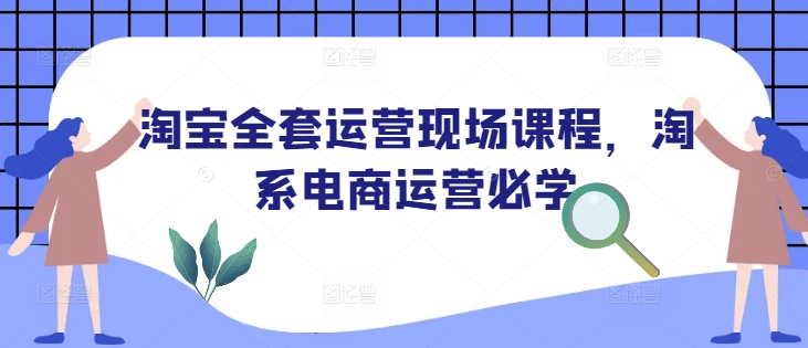 淘宝全套运营现场课程，淘系电商运营必学-网创电课网